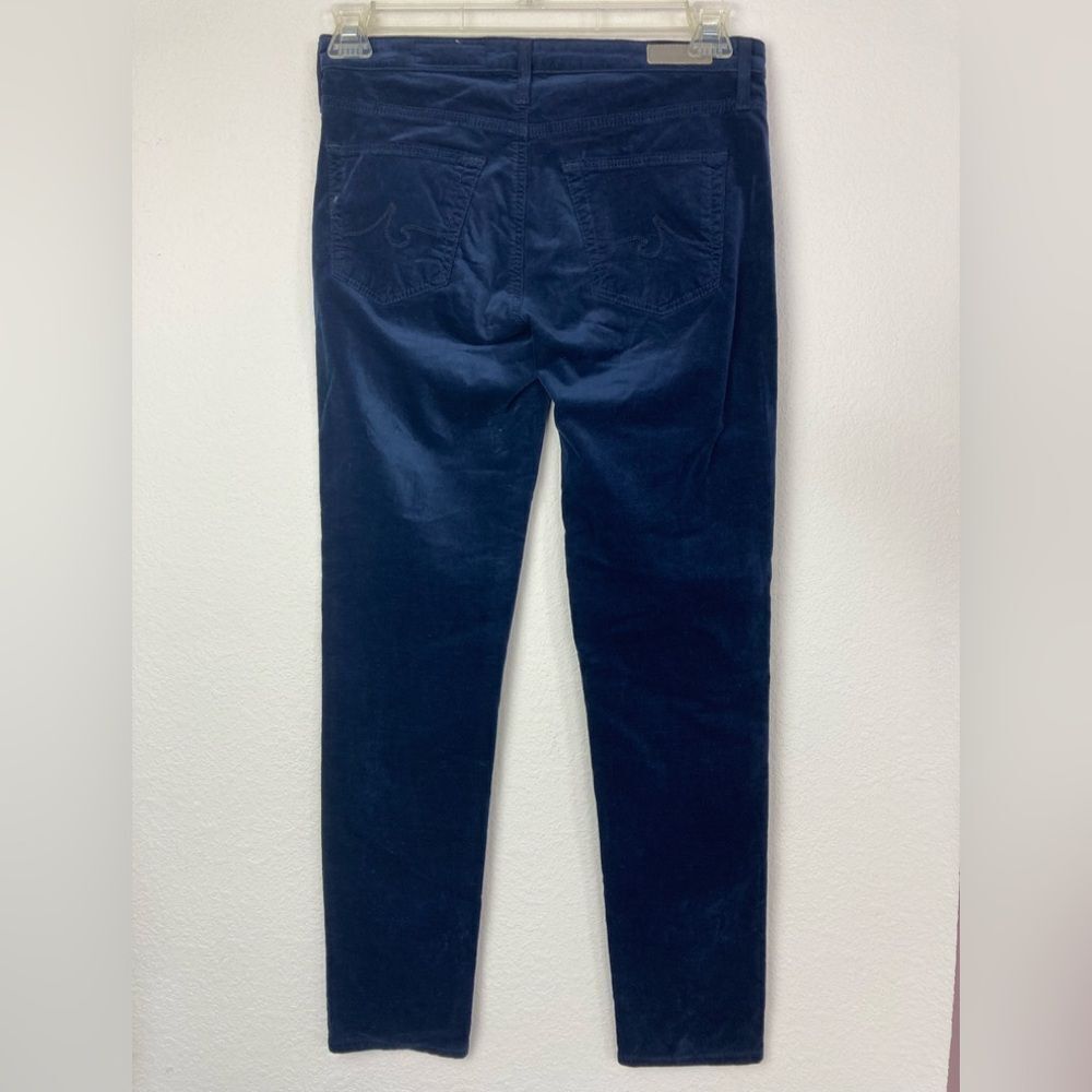 AG Stevie Straight ankle sapphire stretch corduroys collab. w/Anthropologie - Picture 3 of 11
